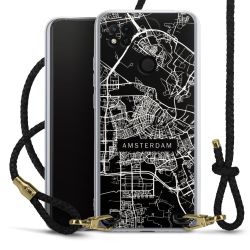 Carry Case Transparent Leather black/gold