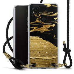 Carry Case Transparent Leather black/gold