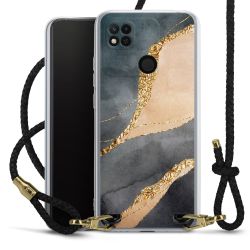 Carry Case Transparent Leather black/gold