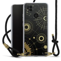 Carry Case Transparent Leather black/gold