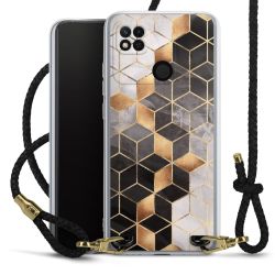 Carry Case Transparent Leather black/gold