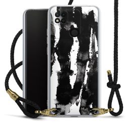 Carry Case Transparent Leather black/gold