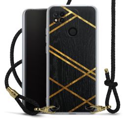 Carry Case Transparent Leather black/gold