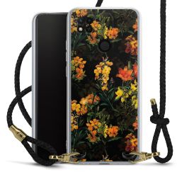 Carry Case Transparent Leather black/gold