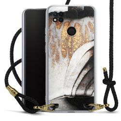 Carry Case Transparent Leather black/gold