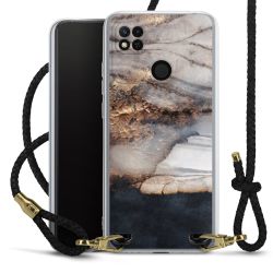 Carry Case Transparent Leather black/gold