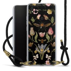 Carry Case Transparent Leather black/gold