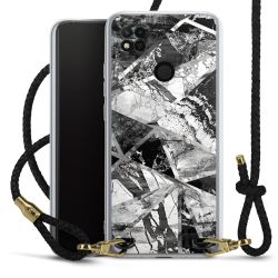 Carry Case Transparent Leather black/gold