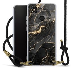 Carry Case Transparent Leather black/gold