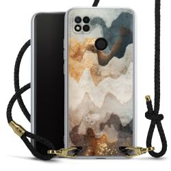 Carry Case Transparent Leather black/gold