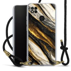 Carry Case Transparent Leather black/gold