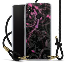 Carry Case Transparent Leather black/gold