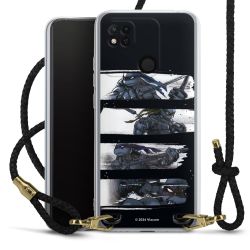 Carry Case Transparent Leather black/gold