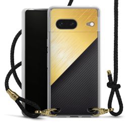 Carry Case Transparent Leather black/gold