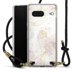 Carry Case Transparent Leather black/gold