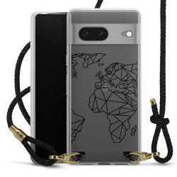 Carry Case Transparent Leather black/gold