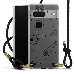 Carry Case Transparent Leather black/gold