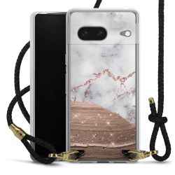 Carry Case Transparent Leather black/gold