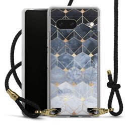 Carry Case Transparent Leather black/gold