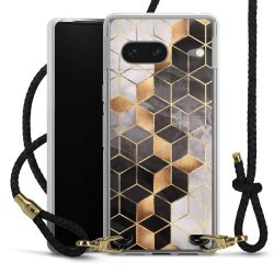 Carry Case Transparent Leather black/gold