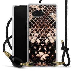 Carry Case Transparent Leather black/gold