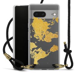 Carry Case Transparent Leather black/gold