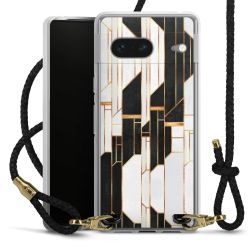 Carry Case Transparent Leather black/gold