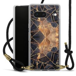 Carry Case Transparent Leather black/gold