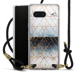 Carry Case Transparent Leather black/gold