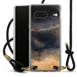 Carry Case Transparent Leather black/gold