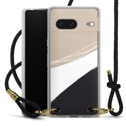 Carry Case Transparent Leather black/gold