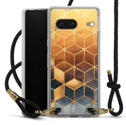 Carry Case Transparent Leather black/gold