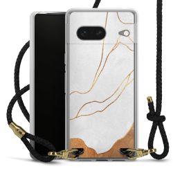 Carry Case Transparent Leather black/gold