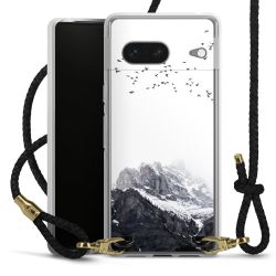 Carry Case Transparent Leather black/gold