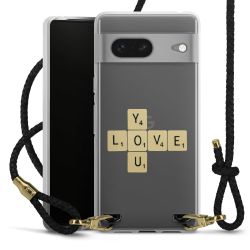 Carry Case Transparent Leather black/gold