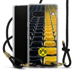 Carry Case Transparent Leather black/gold