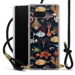 Carry Case Transparent Leather black/gold