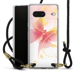 Carry Case Transparent Leather black/gold