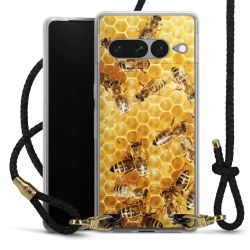 Carry Case Transparent Leather black/gold