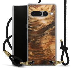 Carry Case Transparent Leather black/gold