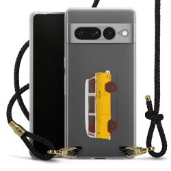 Carry Case Transparent Leather black/gold