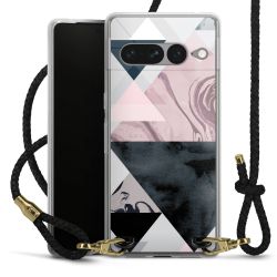 Carry Case Transparent Leather black/gold