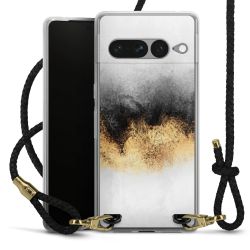 Carry Case Transparent Leather black/gold