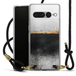 Carry Case Transparent Leather black/gold