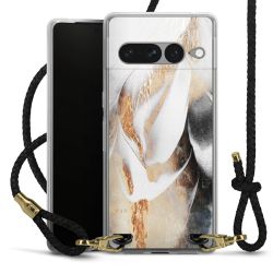 Carry Case Transparent Leather black/gold