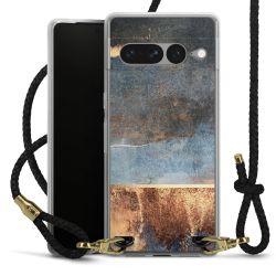 Carry Case Transparent Leather black/gold