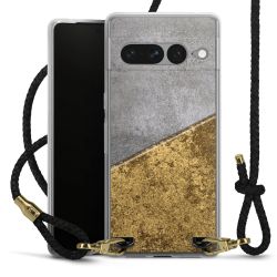 Carry Case Transparent Leather black/gold