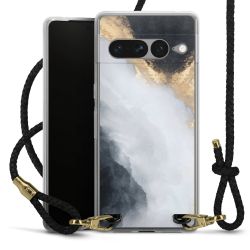 Carry Case Transparent Leather black/gold