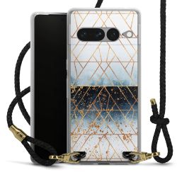 Carry Case Transparent Leather black/gold