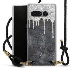 Carry Case Transparent Leather black/gold